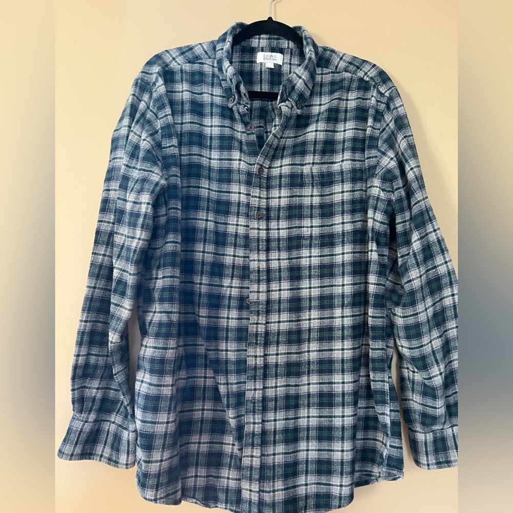 Vintage Flannel Button Down Shirt XL